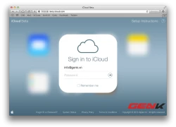 Apple ra mắt bản beta của iCloud.com mang phong cách iOS 7