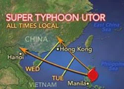 Bão Utor quét Philippines: 23 người mất tích