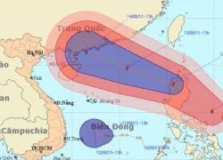 Bão Utor tăng 2 cấp khi gần biển Đông