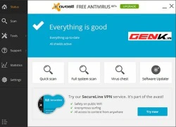 Cái nhìn đầu tiên về Avast Antivirus 2014