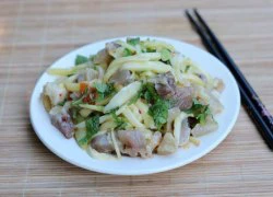 [Chế biến] - Nộm xoài xanh và gân bò