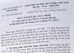 Công bố kết luận thanh tra vụ CSGT bị tố &#8220;hạ lỗi&#8221; để ăn tiền