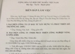 Công ty ĐTXD&PTĐT Sông Đà "chơi bài chợ trời", "quỵt" tiền doanh nghiệp