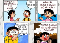 Đô Rê Mon chế: Có tật giật mình