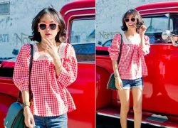 Họa tiết gingham cổ điển nhưng không bao giờ lỗi mốt