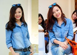 Hot girl Midu cuốn hút với 'cây jeans'