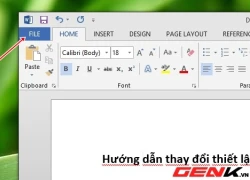 Hướng dẫn thay đổi thiết lập Auto-Save trong Word 2013