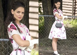 Katie Holmes lộ chân &#8216;cột đình&#8217;