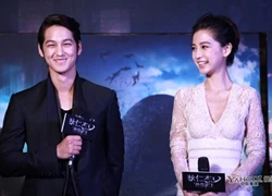 Kim Bum đẹp trai như hoàng tử bên Angela Baby