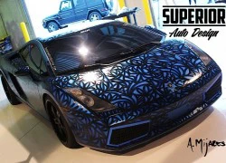 Lamborghini Gallardo vẽ graffiti