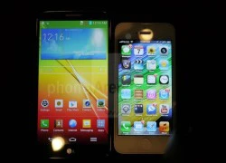 LG G2 so kè thiết kế cùng iPhone 5