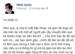 Minh Quân mất điện thoại, bị kẻ gian mượn danh lừa đảo