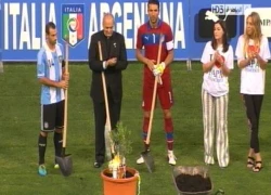 Nghi lễ đặc biệt trước trận Italia - Argentina