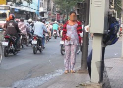 Nghi ngờ một phụ nữ giả mang bầu nhiều năm để xin tiền