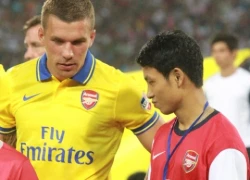 Podolski muốn Running Man dạy lái xe máy