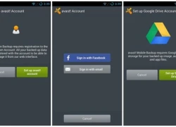 Sao lưu dữ liệu Android lên 'mây' với Avast Mobile Backup