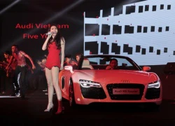 Siêu xe Audi R8 Spyder trình diễn tại Sài Gòn