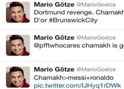 Tài khoản Twitter của Goetze bị hack