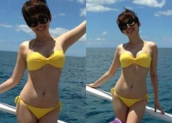 Tóc Tiên khoe dáng vóc đáng ghen tị với bikini