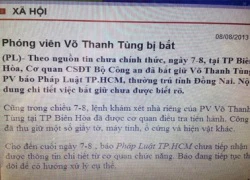 Vì sao phóng viên báo Pháp Luật TP.HCM bị khởi tố?