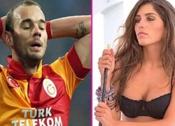 Vợ Sneijder kêu oan