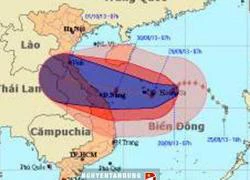 16h chiều nay, bão đổ bộ các tỉnh Hà Tĩnh-Quảng Trị