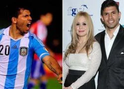 Aguero phải đổi số áo vì bị bồ ghen