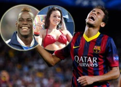 Balotelli "giở chứng" muốn làm quen với bồ Neymar