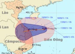 Bão số 8 hướng vào Quảng Nam Quảng Ngãi