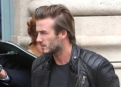 Beckham gây chú ý với mái tóc dài bất thường