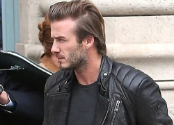 Becks đầu tóc bóng mượt sang Pháp