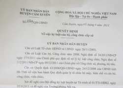 Cách chức Chủ tịch xã "rút tiền" dự án