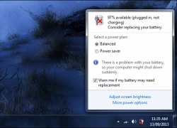 Cách nhận biết thời điểm cần thay pin cho laptop