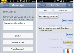 Cẩn trọng với ứng dụng cho gửi tin nhắn iOS iMessage trên Android