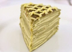 [Chế biến] - Bánh crepe trà xanh