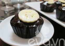 [Chế biến] - Bánh cupcake sô cô la chuối