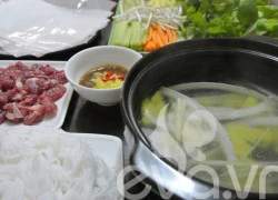 [Chế biến] - Lẩu bò nhúng dấm