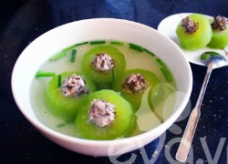 [Chế biến] - Canh bí đao nhồi thịt