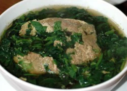 [Chế biến] - Canh cua nấu rau