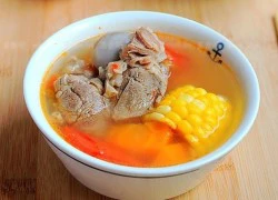 [Chế biến] &#8211; Canh sườn ngô