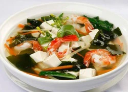 [Chế biến] - Canh tôm rong biển