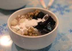 [Chế biến] - Chè đỗ xanh và thạch đen