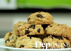 [Chế biến] - Cookies yến mạch nho khô