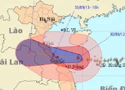 Chiều nay bão số 10 đổ bộ vào đất liền