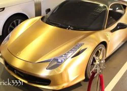 Ferrari 458 Italia mạ vàng tuyệt đẹp