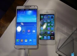 Galaxy Note 3 vs iPhone 5: Đọ sắc đọ tài