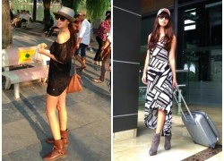 Hà Anh và gu street styles ngắn bạo gợi cảm