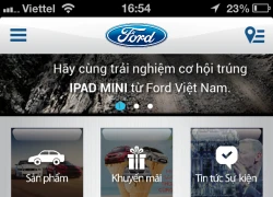 Hãng xe hơi Ford Việt Nam ra mắt ứng dụng cho smartphone