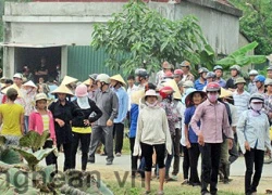 Họp báo về vụ gây rối ở Nghệ An