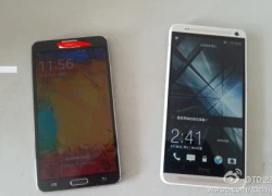 HTC One Max có màn đọ dáng đầu tiên cùng Note 3